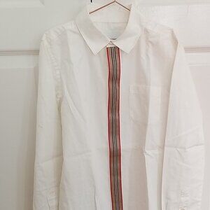 Burberry girls classic white shirt